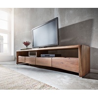 DeLife Live-Edge Fernsehtisch 2300 mm Akazie braun