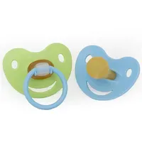 Baby Frank Kirschform Latex 0-6 Monate 2 Stk. pastellblau-pastellgrün