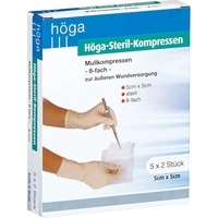 HÖGA-PHARM G.Höcherl HOEGA STERIL 8FA 5x5 cm 8fach