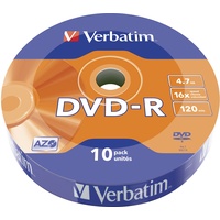Verbatim DVD-R 16x 4.7GB 4,7 GB 10 Stück(e)
