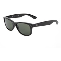 Ray Ban New Wayfarer RB2132 901 55-18 gloss black/green
