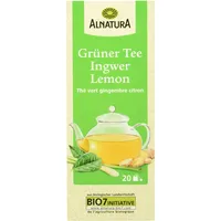 Alnatura Grüner Tee Ingwer Lemon Teebeutel 20 x 1,5