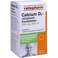 Ratiopharm Calcium D3-ratiopharm Kautabletten