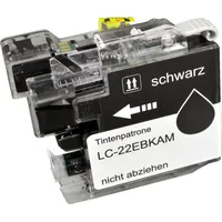 Ampertec kompatibel zu Brother LC-22E BK schwarz