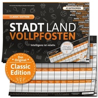 Denkriesen Stadt Land Vollpfosten - Classic Edition "Intelligenz ist