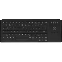 Active Key Ultraflache Trackball-Tastatur DE schwarz (AK-4400-TU-B/GE)