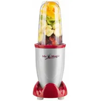 GOURMETmaxx Mr. Magic Standmixer silber/rot 18-tlg.