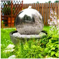 Köhko Kugelbrunnen 30 cm Edelstahl mit Harzbecken