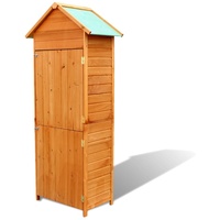 VidaXL Gartenschrank aus Holz 0,79 x 0,49 x 1,9