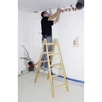 Günzburger Holz-Stehleiter 2 x 5 Sprossen