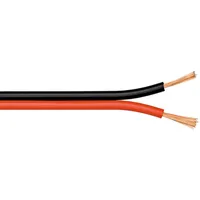 Goobay Lautsprecherkabel 100m Spule 2x 0,75mm² rot / schwarz