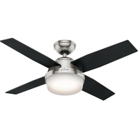 Hunter Metro 112/132 cm Deckenventilator Chrom