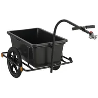 Juskys Lastenanhänger 90 L schwarz