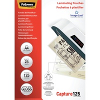 Fellowes Laminierfolien, A4 2x 125μm, glänzend, 25 Stück