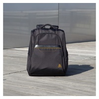 Exacompta Laptop-Rucksack Exactive schwarz, orange bis 39,6 cm (15,6