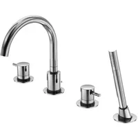 Steinberg Serie 100 4-Loch Wanne/Brause Rand Armatur (100.2400)