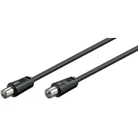 Goobay Antennenkabel, 10m, schwarz (11564)