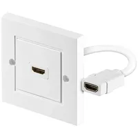 Goobay HDMI Wanddose 1 x HDMI-Buchse, geschirmt (51722)