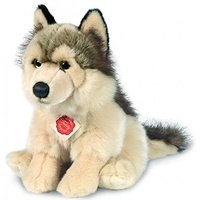 Teddy-Hermann Wolf sitzend