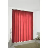 Wirth Vorhang WIRTH "Felsted" Gr. 1, rot, B:132cm H:150cm,
