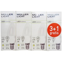 Müller-Licht LED Kerzenform 5,5W E14 5,5 W, 470 lm,