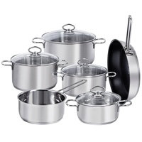 Kopf Merkur Topf-Set 6-tlg. 4 x Fleischtopf + Stielkasserolle