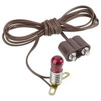 Kahlert Licht Beleuchtung mit Metallsteg 3,5V rot 60602