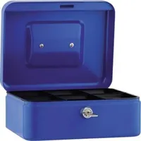 SOENNECKEN Geldkassette 20x9x16cm blau