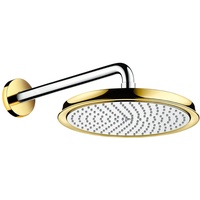 Hansgrohe Raindance Classic 240 mm, Kopfbrause mit Brausearm Chrom/Gold-Optik