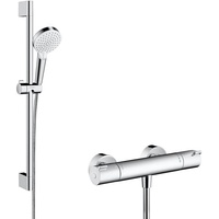 Hansgrohe Crometta Brausesystem Vario mit Ecostat 1001 CL Thermostat