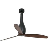 FARO Eterfan 128 cm Deckenventilator matt schwarz/holz