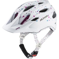 Alpina Carapax Jr. 51-56 cm Kinder white polka dots