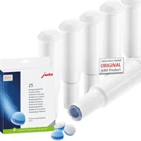 Jura Claris White Filterpatronen 6 St. + Reinigungstabletten 25