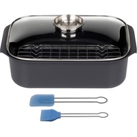 GSW Gourmet Rechteckbräter 40 x 26 cm mit Grilleinsatz