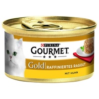 Purina Gourmet Gold Raffiniertes Ragout Huhn 48 x 85