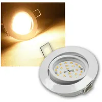 ChiliTec Flat-32 1er LED Einbauleuchte schwenkbar 5W 470lm weiß