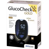 Aktivmed GlucoCheck GOLD Blutzuckermessgerät Set mmol/l 1 st