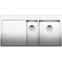 Blanco Claron 6 S-IF rechts Edelstahl + Excenterbetätigung +