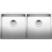 Blanco Claron 400/400-U Edelstahl Seidenglanz + Handbetätigung + InFino