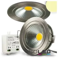 Fiai IsoLED LED Einbaustrahler COB mit Reflektor, 5W 60°,