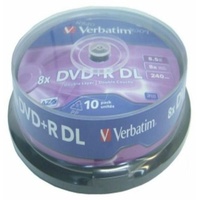 Verbatim DVD+R DL 8,5 GB 8x 10 St.