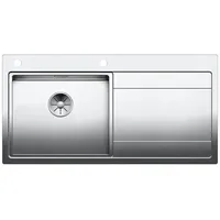Blanco Divon II 5 S-IF links Edelstahl Seidenglanz +