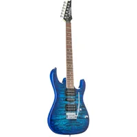 IBANEZ GRX70QA-TBB - Electric Guitar - Transparent Blue Burst