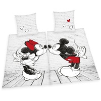 Herding Mickey & Minnie Mouse weiß 2 x 135