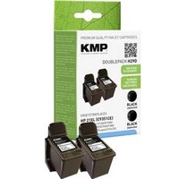 KMP H29D kompatibel zu HP 21 schwarz (C9351AE) 2er