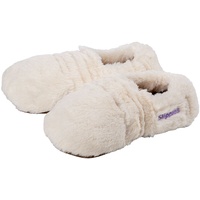 Warmies Slippies Deluxe creme Plush Gr. 36-40