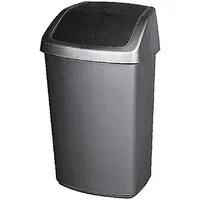 Curver Swing Abfallbehälter 50 l Silber