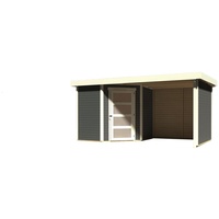 Woodfeeling Schwandorf 3 4,33 x 2,17 m terragrau inkl.