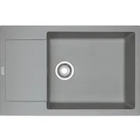 Franke Maris MRG 611-78 XL steingrau + Druckknopfventil