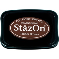 Tamko Tsukineko Stazon Stamp Pad, Brown